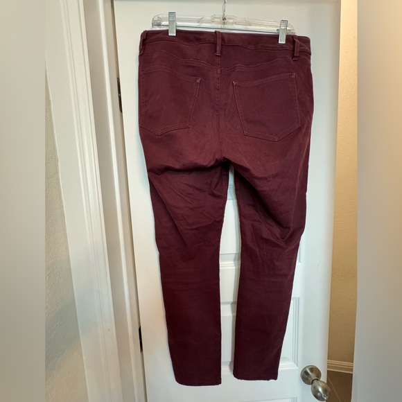 Ann Taylor Factory Burgundy Pants - Picture 2 of 9